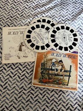 Holly Hobbie View-Master Reels & Book Set — White Reels, Multi Cover